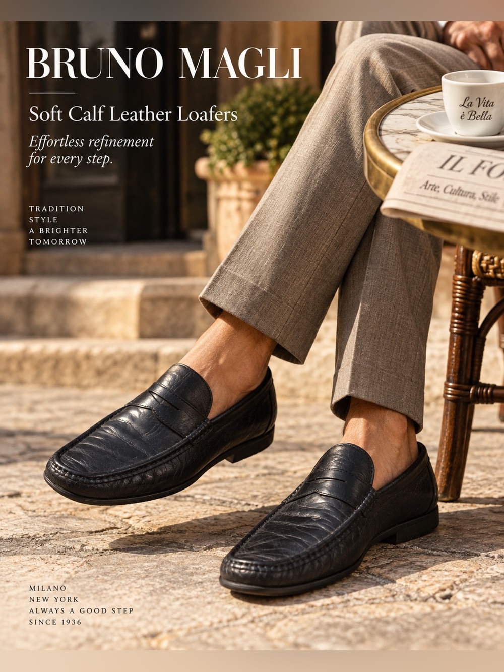 Bruno Magli incredibly Soft Calf Leather Loafers - 14
